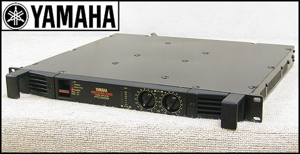 YAMAHA【PC1000】2ch ステレオ・パワーアンプ 1Uサイズ 中古品