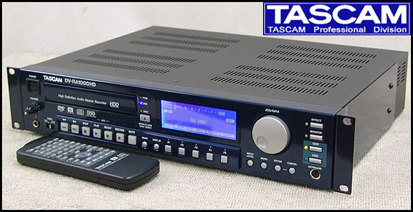 TASCAM【DV-RA1000HD】HDD搭載ステレオマスターレコーダー 中古